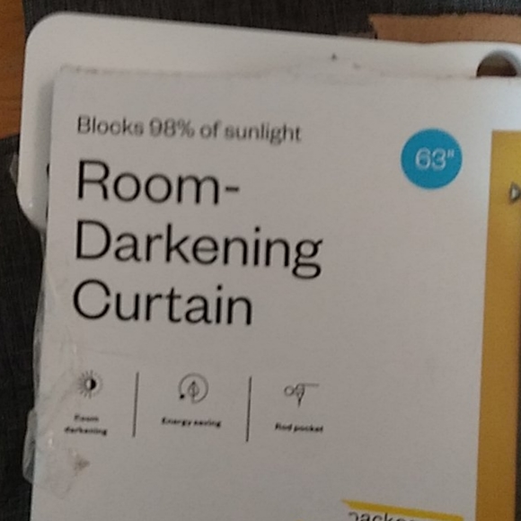 Room essentials room darkening panel- set of 2 - Picture 3 of 6